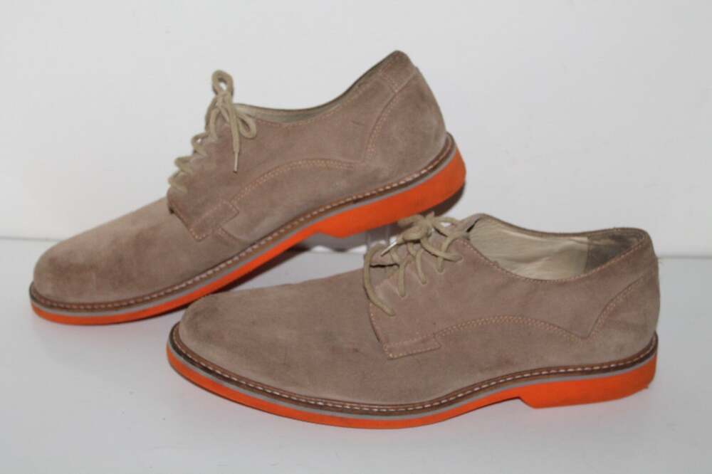 1901 Oxford Casual Shoes, Men's 11, Tan Leather, Heritage, Minimalist
